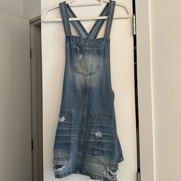 Gab and Kate Denim Overall Dress - Picture 2 of 2